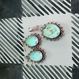 Pendant and earrings